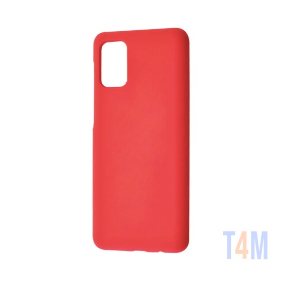 Capa de Silicone para Samsung Galaxy M31s Vermelho